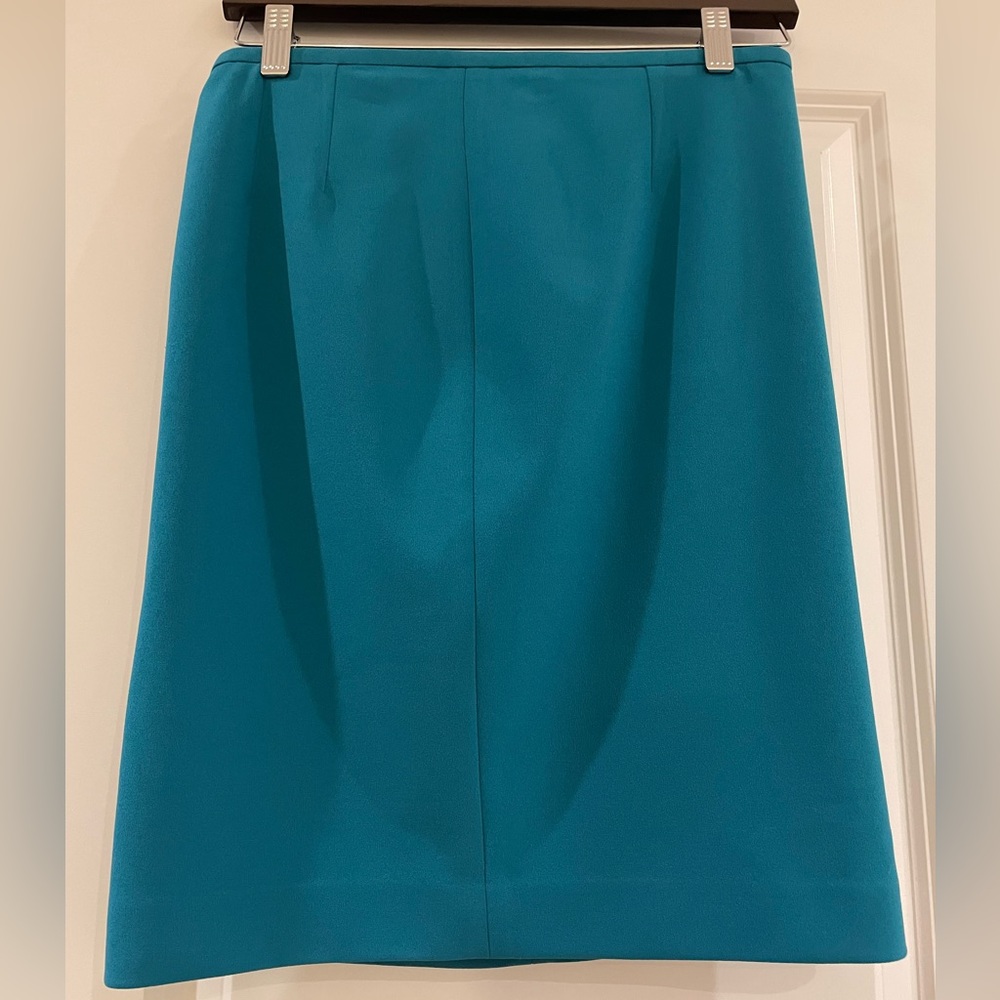 Calvin Klein teal/blue pencil skirt.